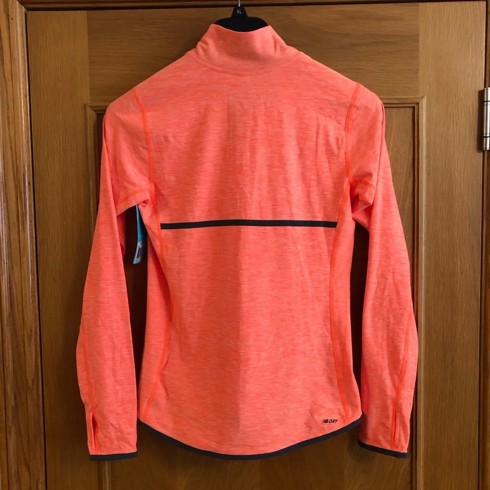 NWT New Balance Dry Accelerate Quarter Zip Pullover Performance Top Size M - Picture 9 of 12
